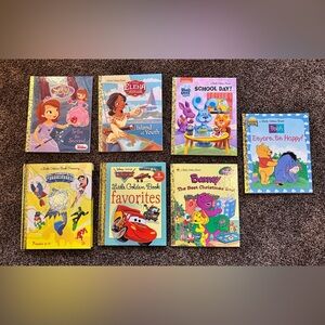 Little Golden Books Bundle - Disney, Pixar, Pooh, Blue's Clues, DC Super Friends